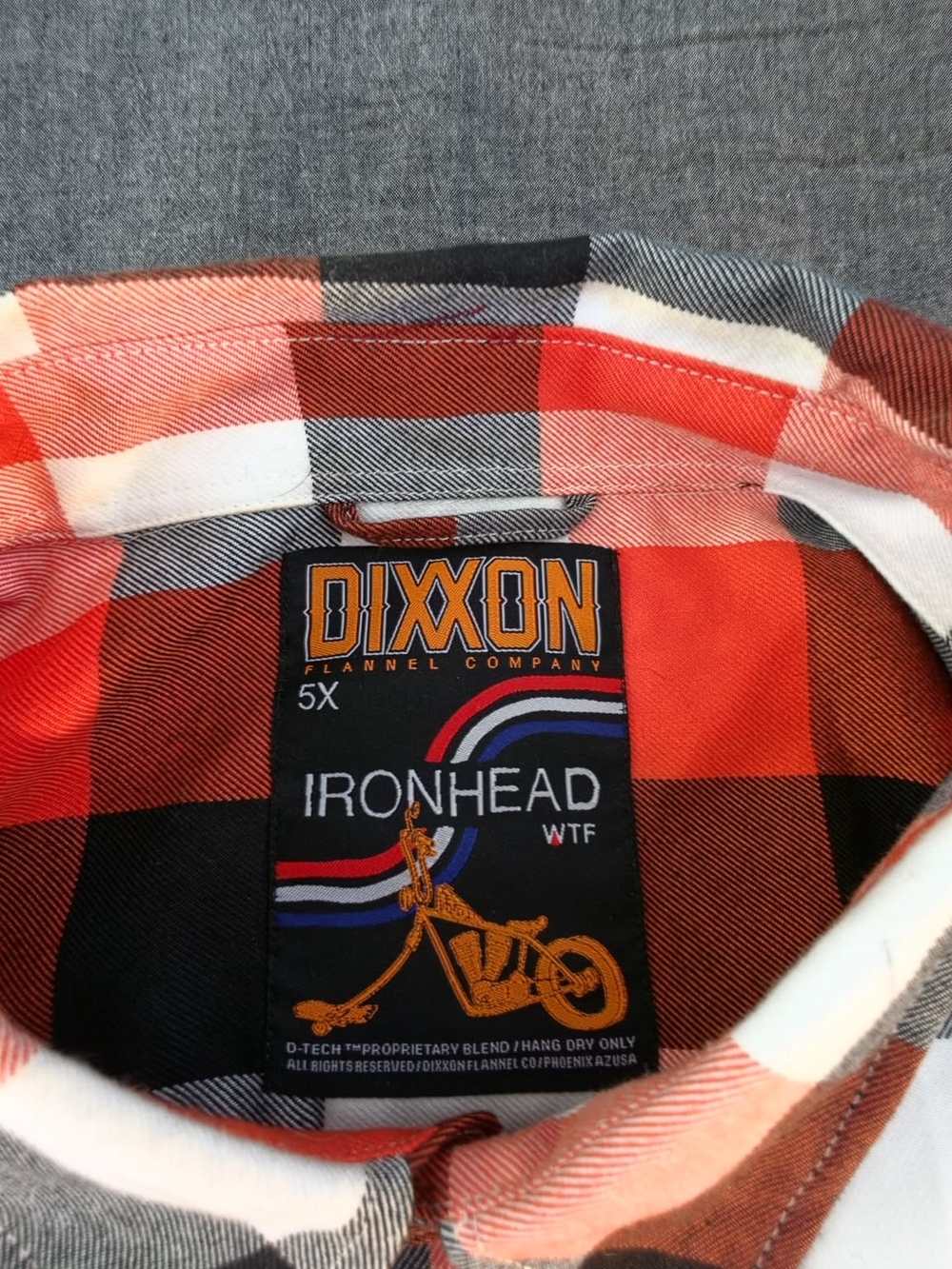 DIXXON Red and Black Plaid Casual Button-Down Shirt